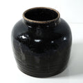 Lilys Living Large Vintage Oil Pot With Black Glaze 11 Inch Tall N A