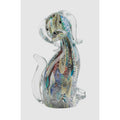 Artistic Multi Color Dog Glass Sculpture