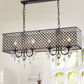 Aruna Antique Copper 4 Light Chandelier