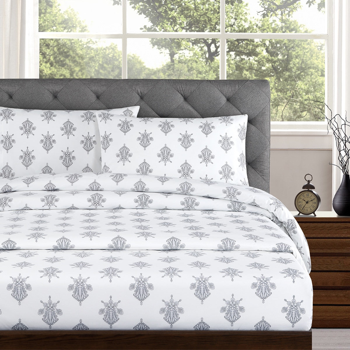 Arwen 250 Thread Count Cotton Percale Sheet Set