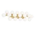 Strick Bolton Estes Satin Gold 17 Light Wall Sconce