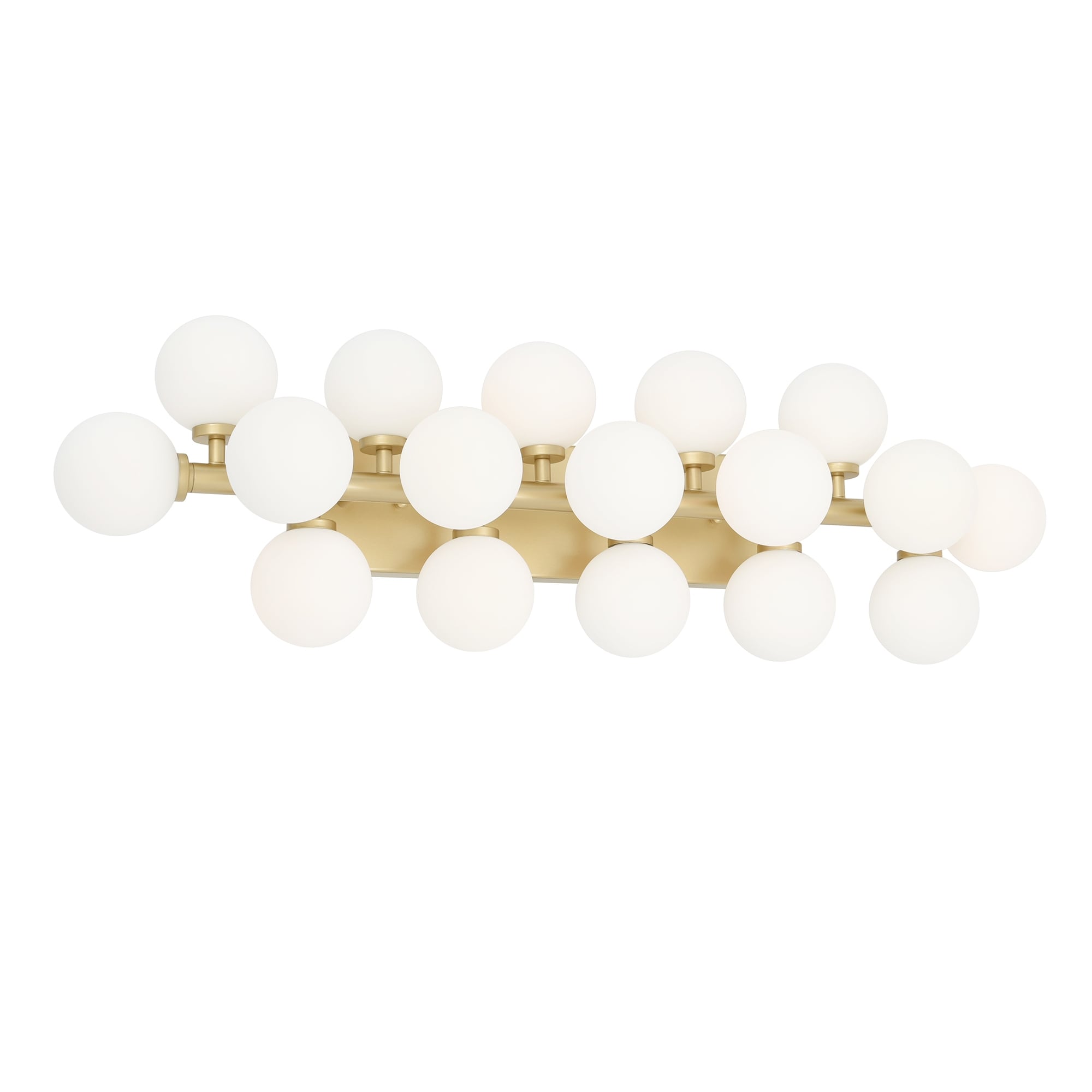 Strick Bolton Estes Satin Gold 17 Light Wall Sconce