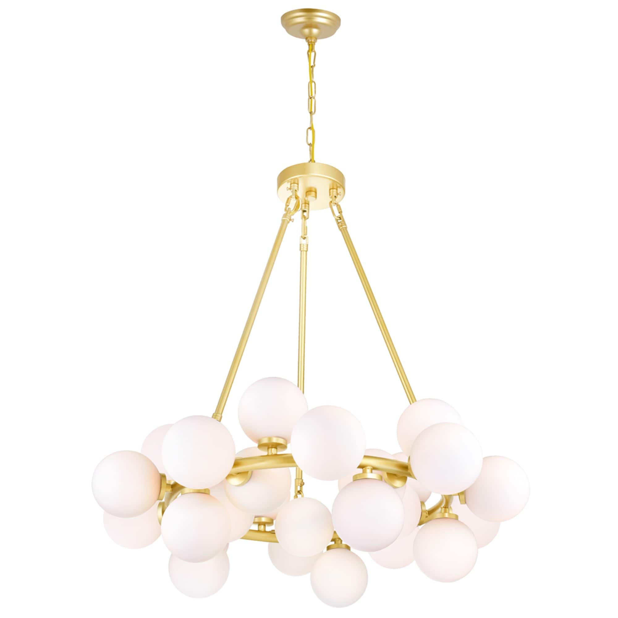 Strick Bolton Estes Satin Gold 25 Light Chandelier