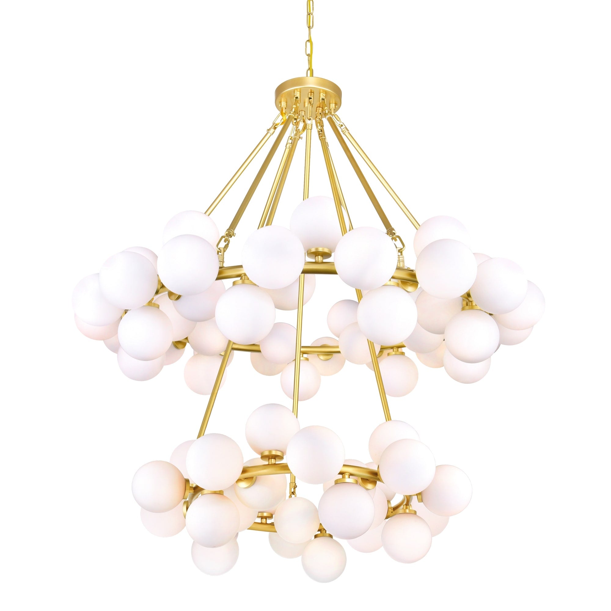 Strick Bolton Estes Satin Gold Chandelier