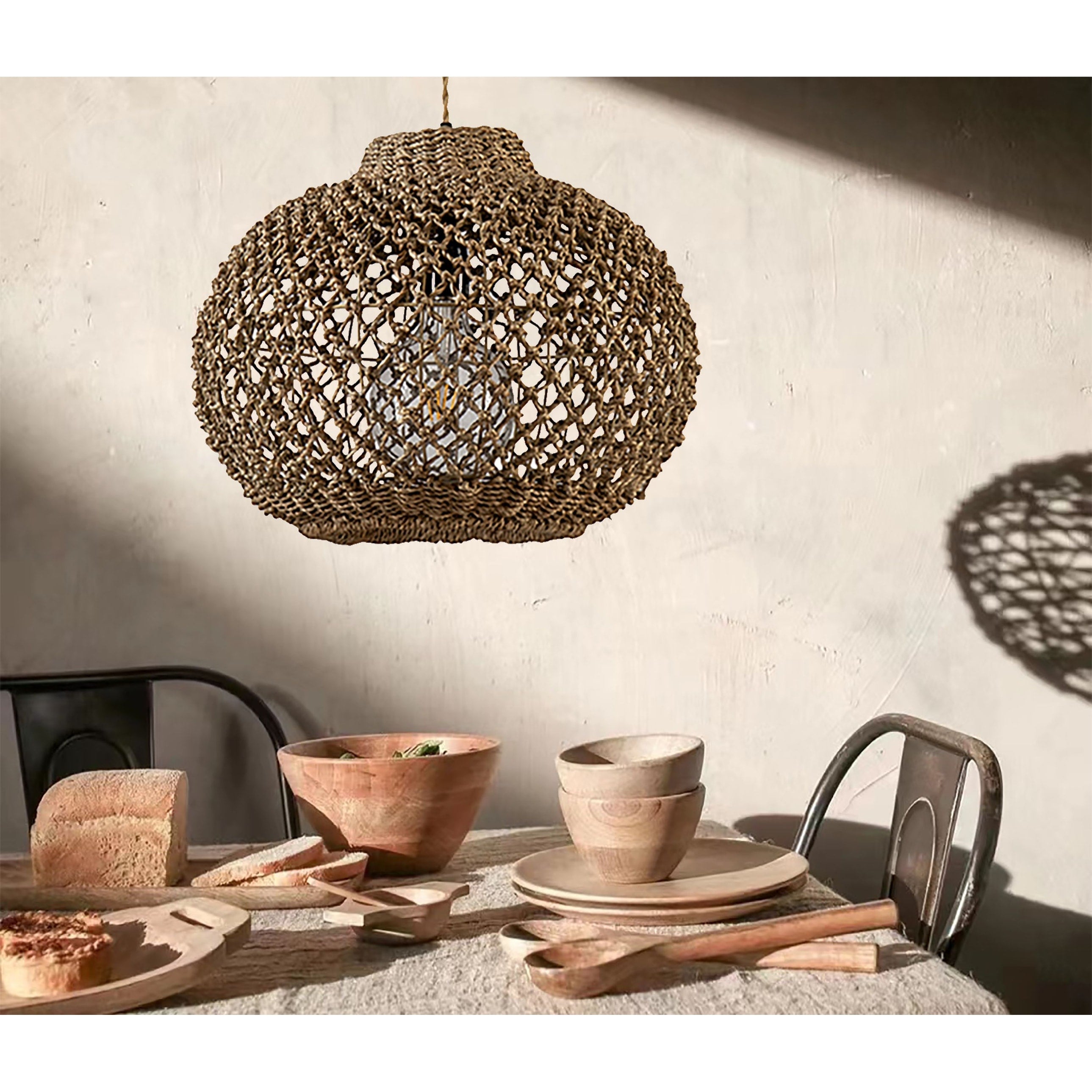 Arya Rattan Pendant Light 13 X 16.1