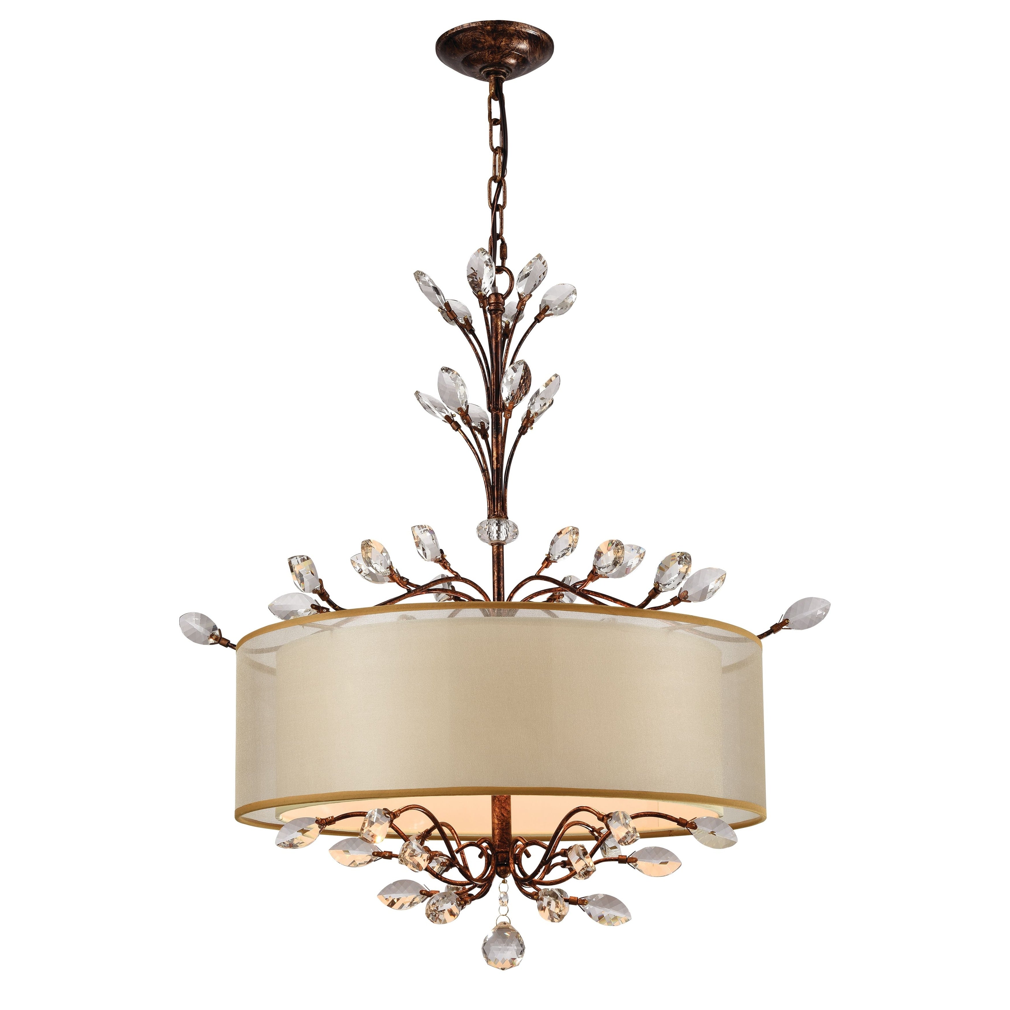 Asbury 26 Inch Wide 4 Light Chandelier In Spanish Bronze