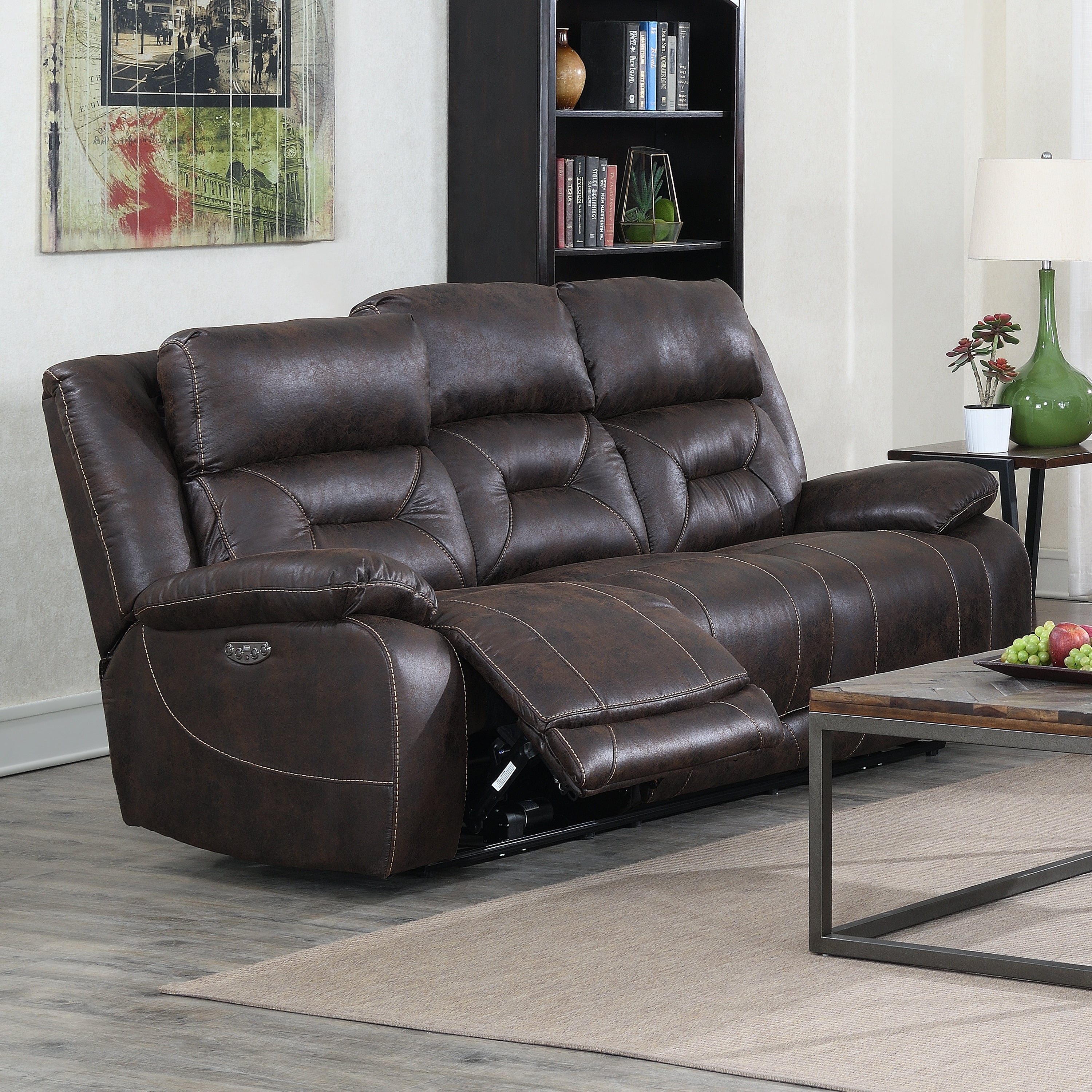 Asbury Desert Sand Power Reclining Sofa By Greyson Living