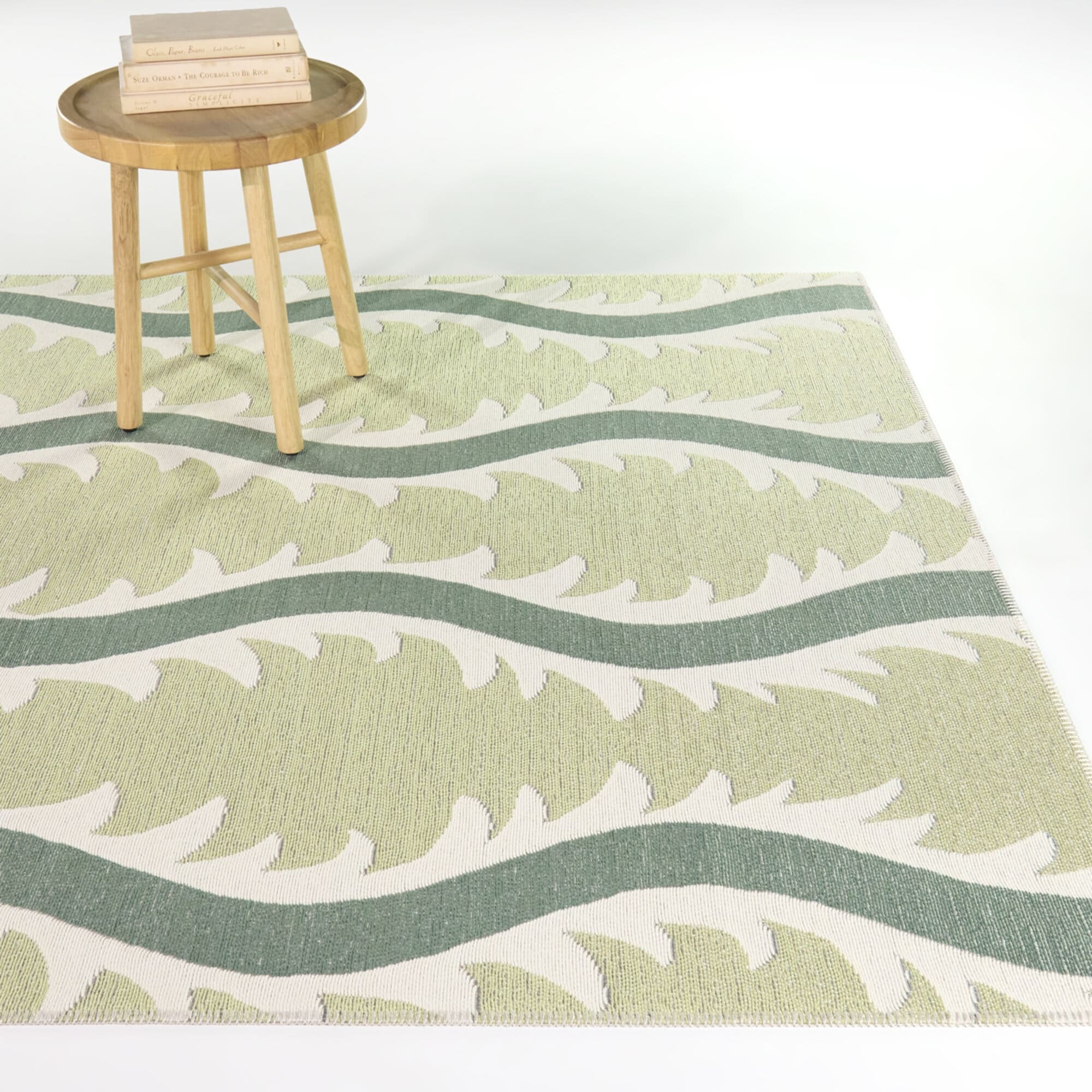 Asencio Modern Squiggles Indoor Outdoor Area Rug