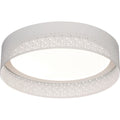 Afx Ash 12 Inch White Led Flush Mount White Acrylic Shade
