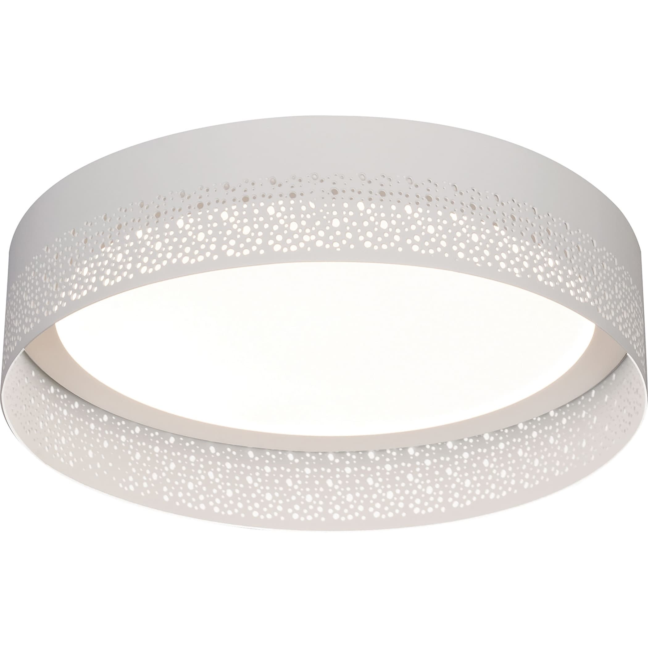 Afx Ash 12 Inch White Led Flush Mount White Acrylic Shade