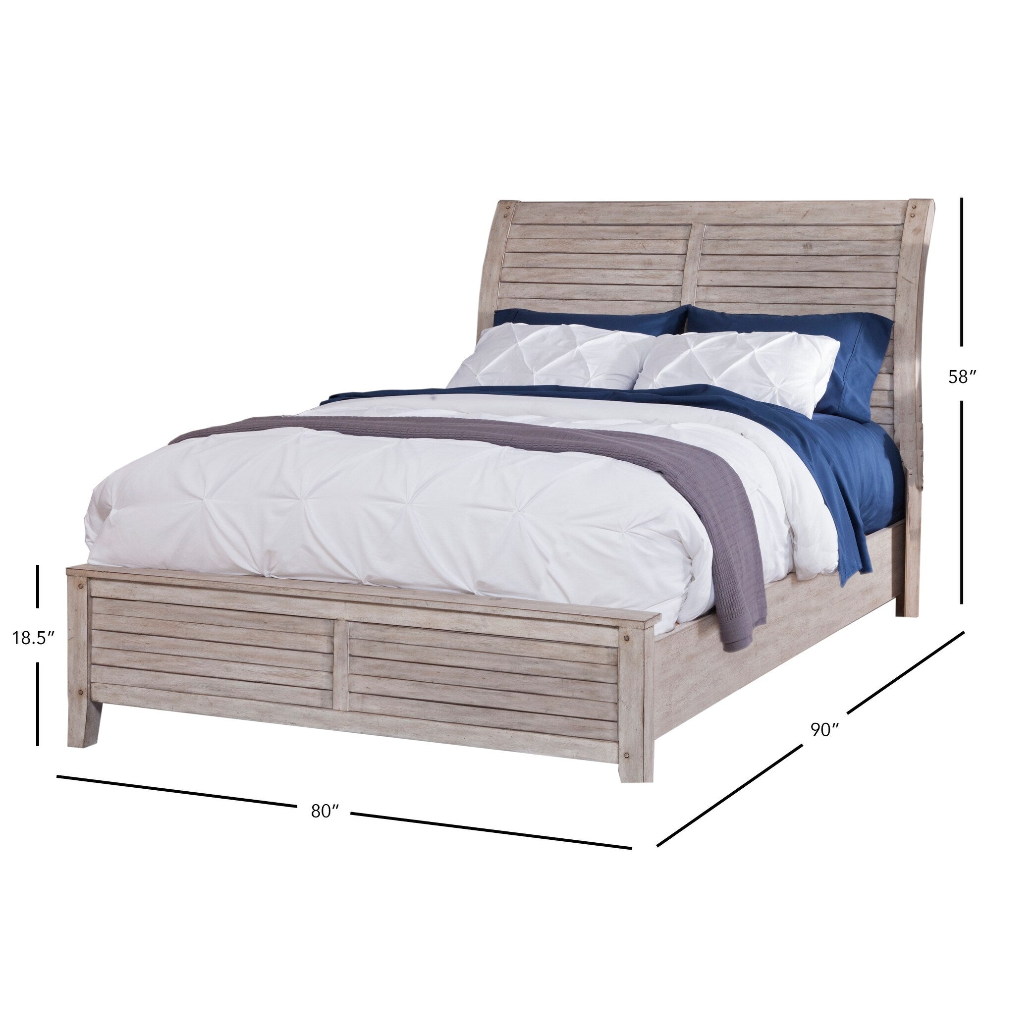 Asher Sleigh Bed By Greyson Living