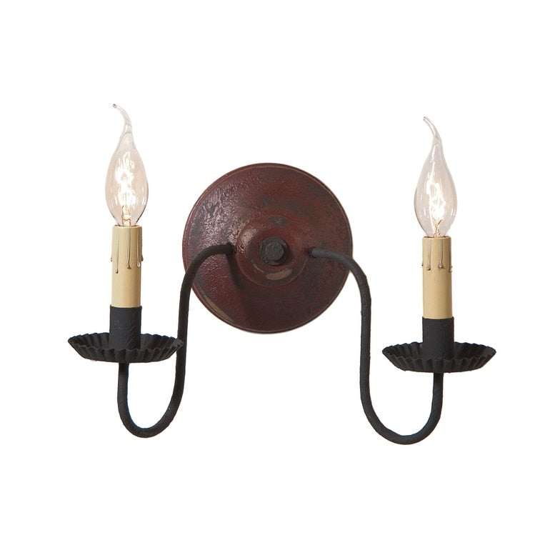 Ashford Wall Sconce In Plantation Red