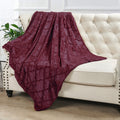 Boon Brushed Faux Fur 50 X 60 Inch 60 X 80 Inch Ashley Throw With Sherpa And Borrego Backing