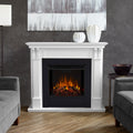 Ashley White Electric Fireplace By Real Flame
