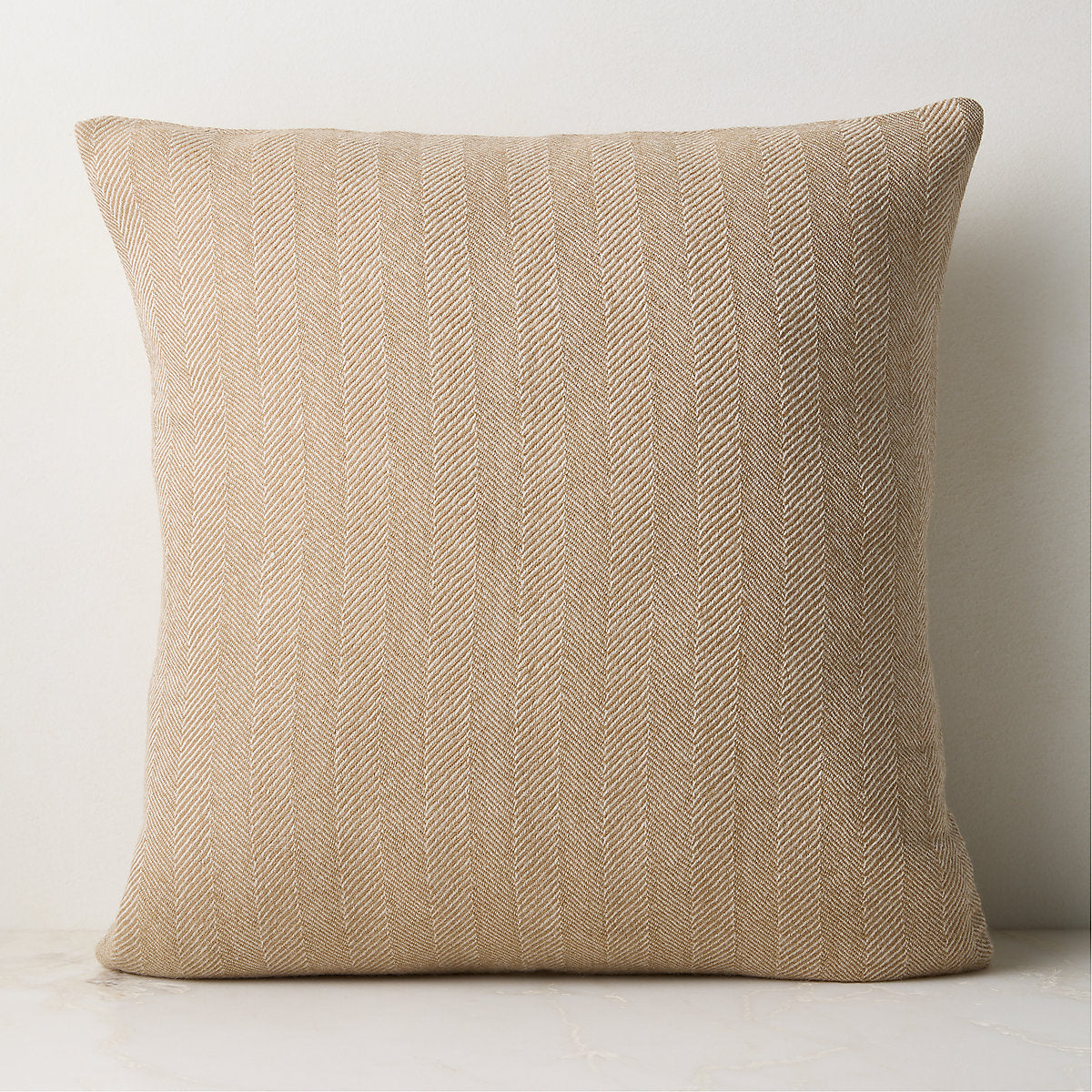 Ashwood Natural Herringbone Wool Throw Blanket 50inx70in by Todd Snyder
