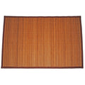 Handmade Asian Hand Woven Thin Stripe Rayon From Bamboo Rug 19 X 27