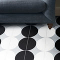 Asni In Black And Grey Handmade 8X8In Moroccan Tile Pack Of 12