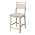 Aspen Panel Stool Unfinished