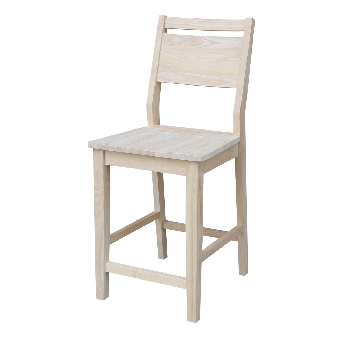 Aspen Panel Stool Unfinished