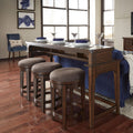 Aspen Skies Russet Brown Swivel Barstool