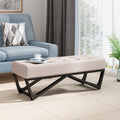 Assisi Contemporary Fabric Ottoman Bench By Christopher Knight Home