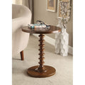 Astonishing Side Table With Round Top Walnut