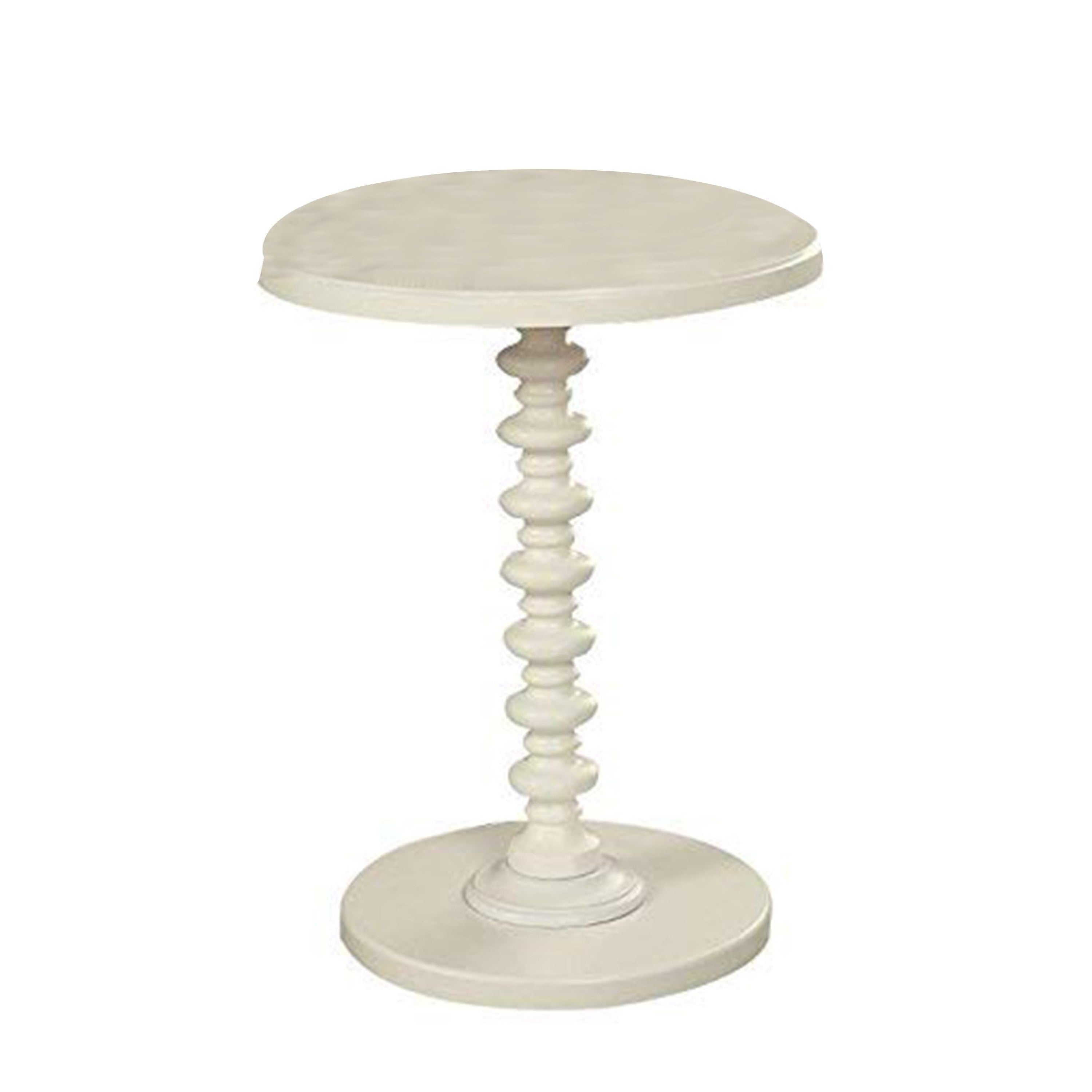 Astonishing Side Table With Round Top White