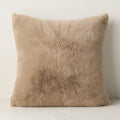 Astor Light Brown Faux Fur Throw Blanket 50inx70in