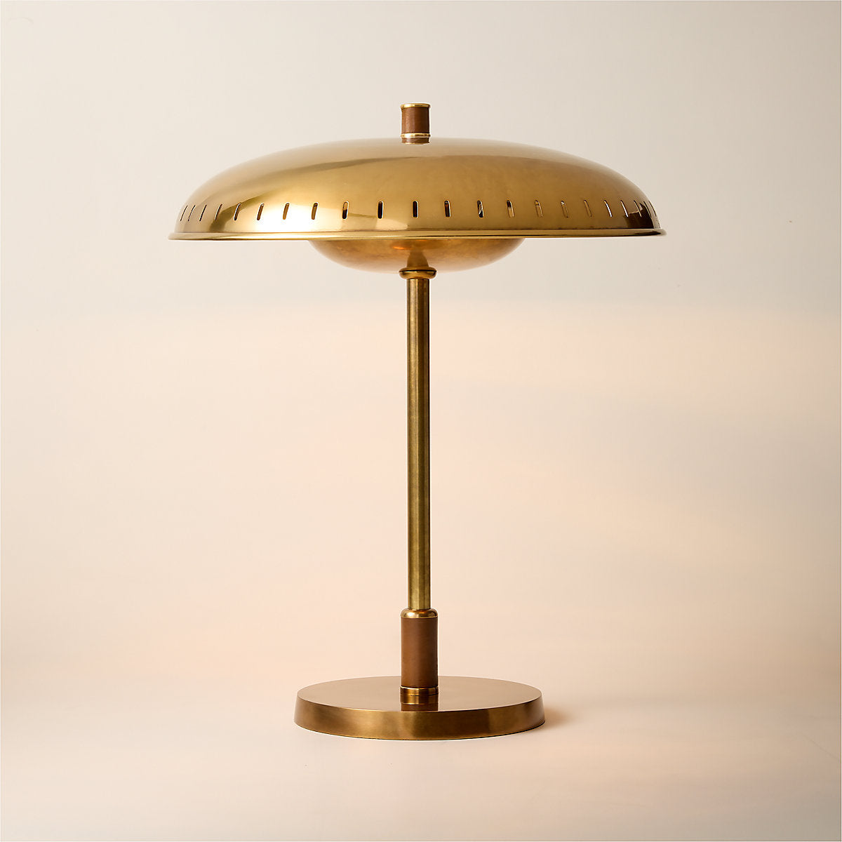 Atelier Aged Brass Semi-Flush Mount Light by Todd Snyder