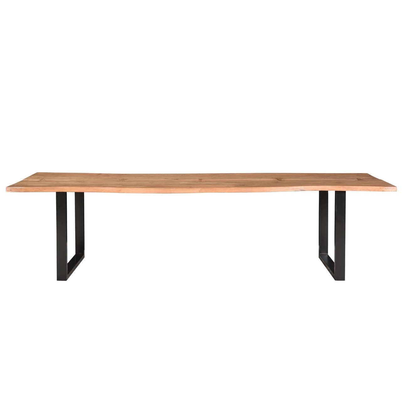 Athea Butterfly Light Live Edge Dining Table 120 120