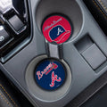 Atlanta Braves 4 Piece Ceramic Car Coaster Set