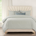 Atlantic Silver Classic Duvet Cover And Insert Set