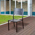 Havenside Home Mandalay Grey Aluminum Patio Dining Side Chairs