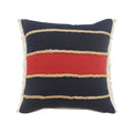 Atlantis Americana Striped Throw Pillow With Jute Braiding