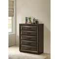 Atlas 5 Drawer Bedroom Chest Of Drawers Dark Oak