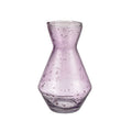 Atlas Abby Pink Seeded Glass Vase