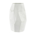 Atlas Aggie Frosted Glass And Matte White Vase