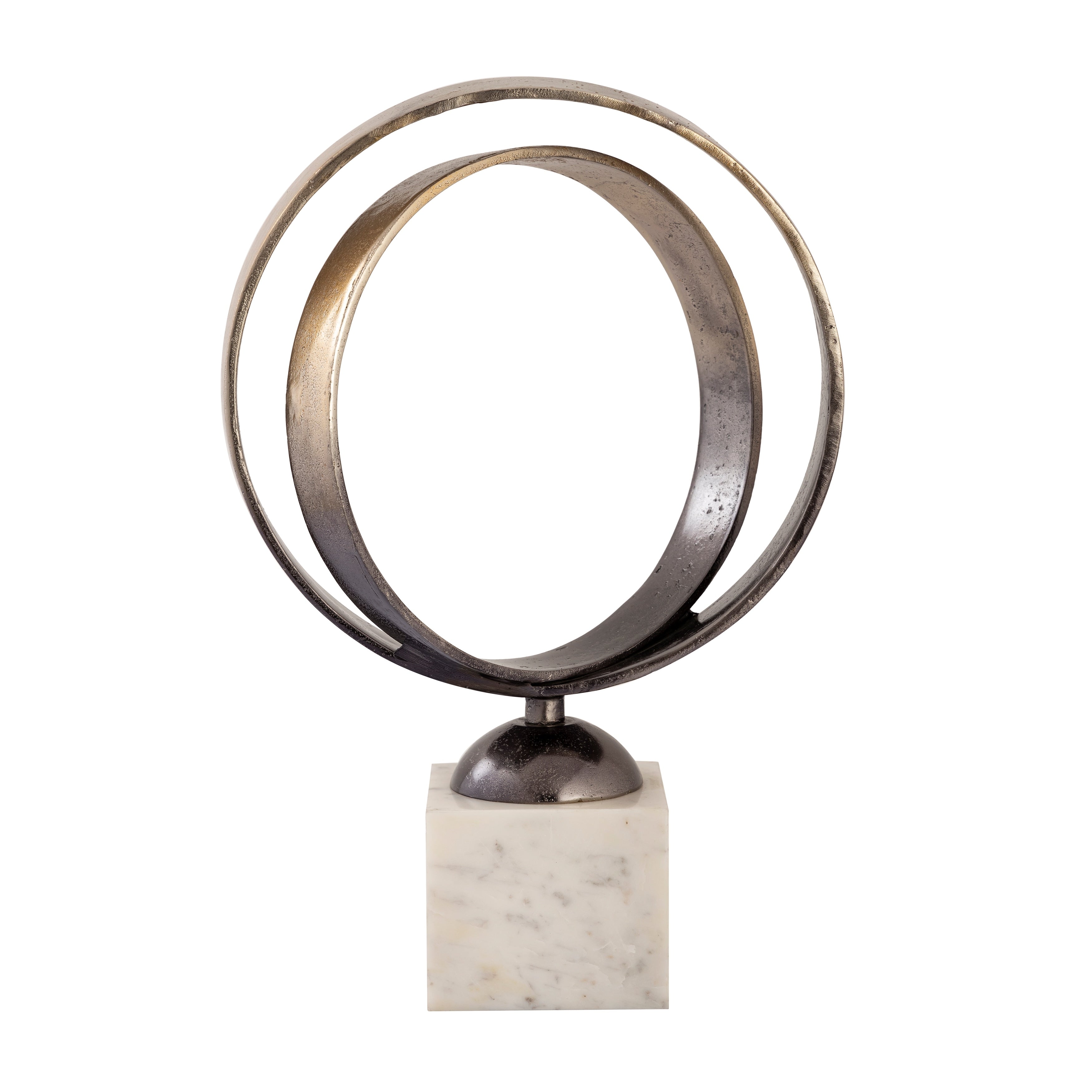 Atlas Alena Wood And Linen Display Plate 18.5 Inch Tall