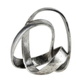Atlas Amos Loop Metal Ribbon Sculpture 13 Inch Tall