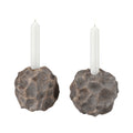 Atlas Beachcomber Set Of 2 Tapered Candlesticks 8 Inch Tall
