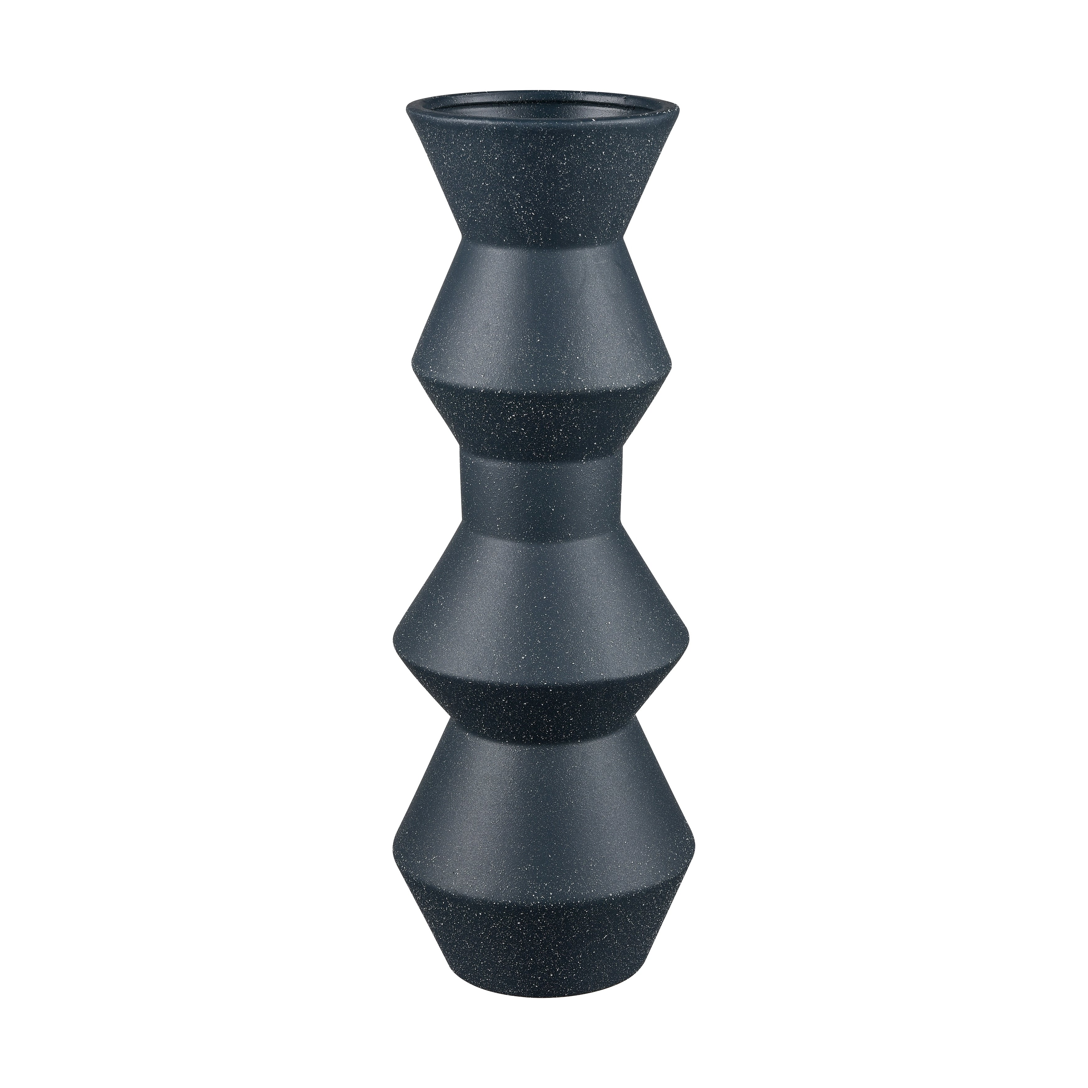 Atlas Belen Triangular Earthenware Matte Finish Vase