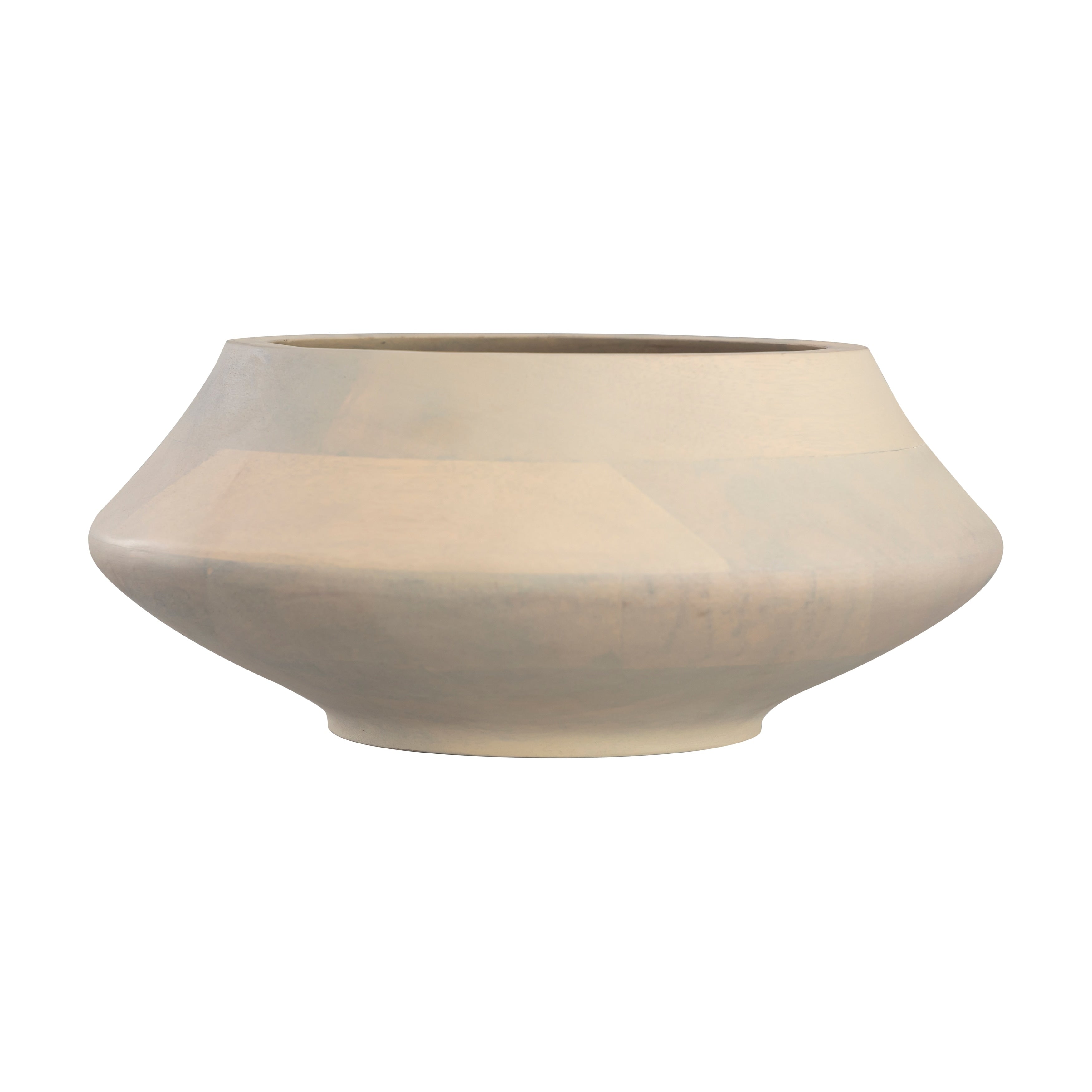 Atlas Belle White Washed Mango Wood Bowl