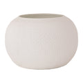 Atlas Besse Rounded Matte White Glass Vase