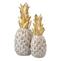 Atlas Big Island Pineapple Set Of 2 Gold Set Of 2