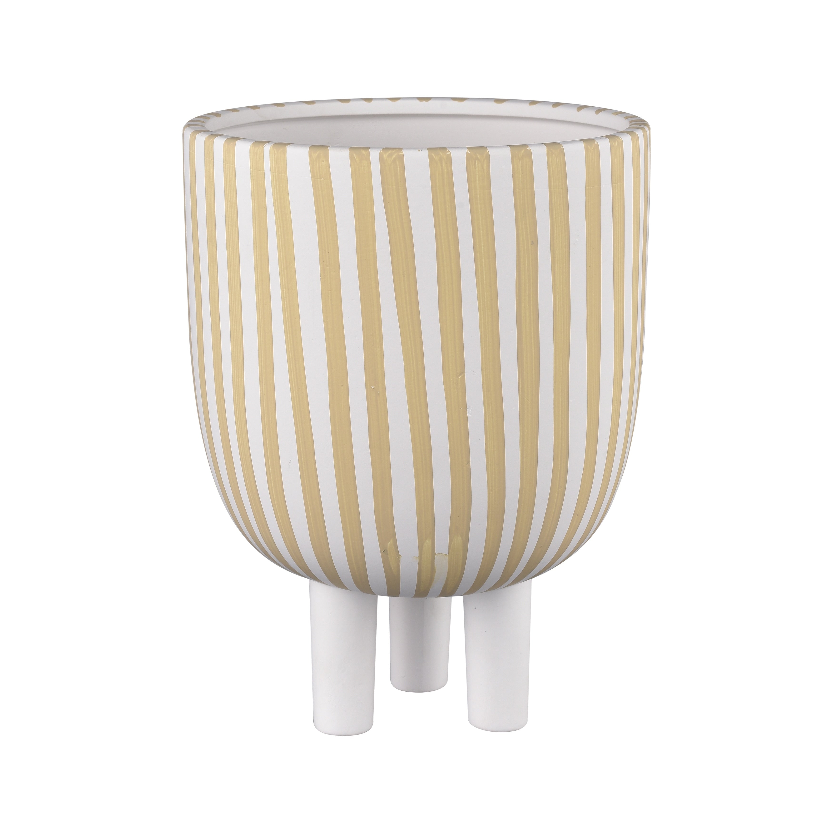 Atlas Booth Striped Footed Bowl Vase