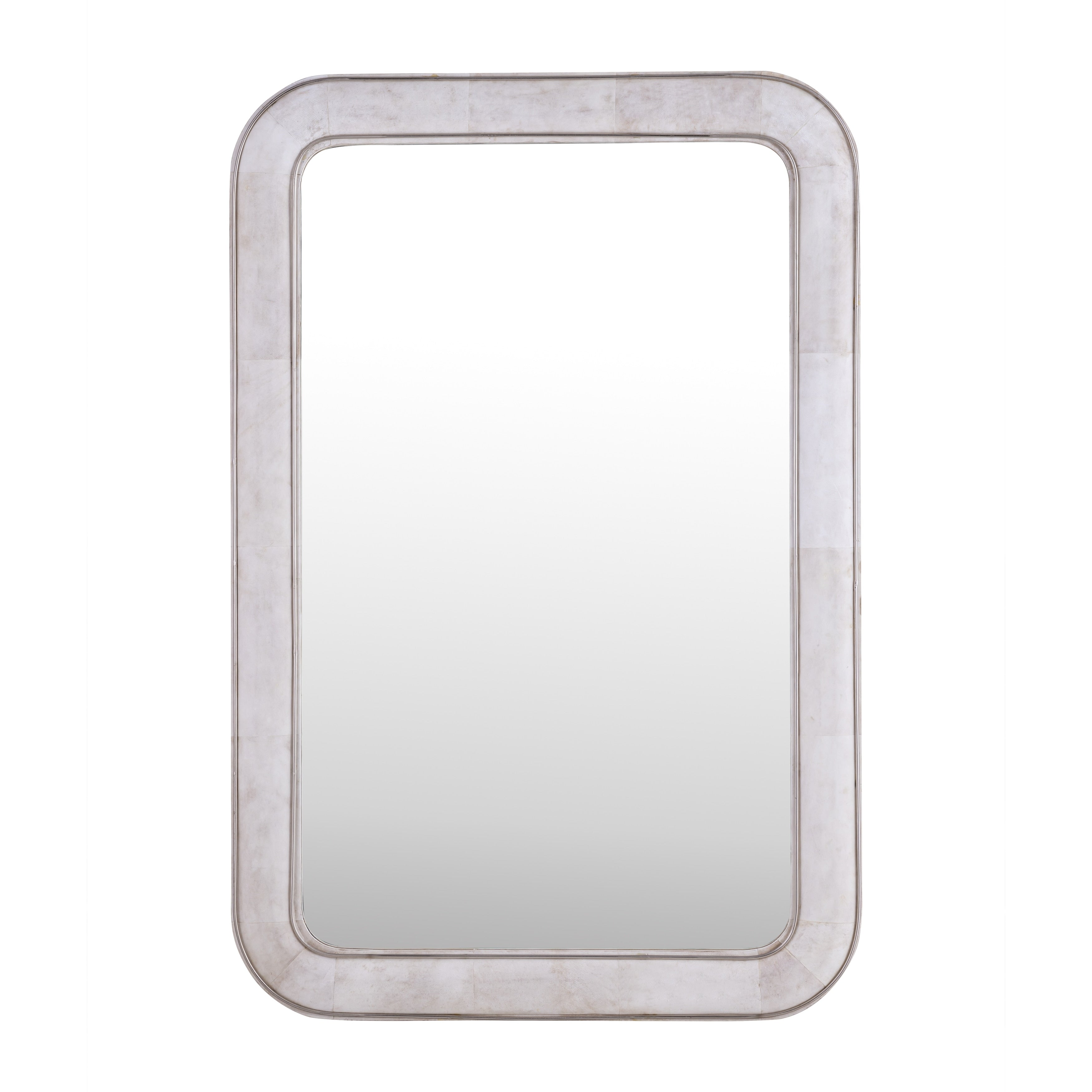 Atlas Burton Rounded Rectangular Wall Mirror 48 Inch High