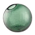 Atlas Calla Emerald Green Colored Glass Bud Vase