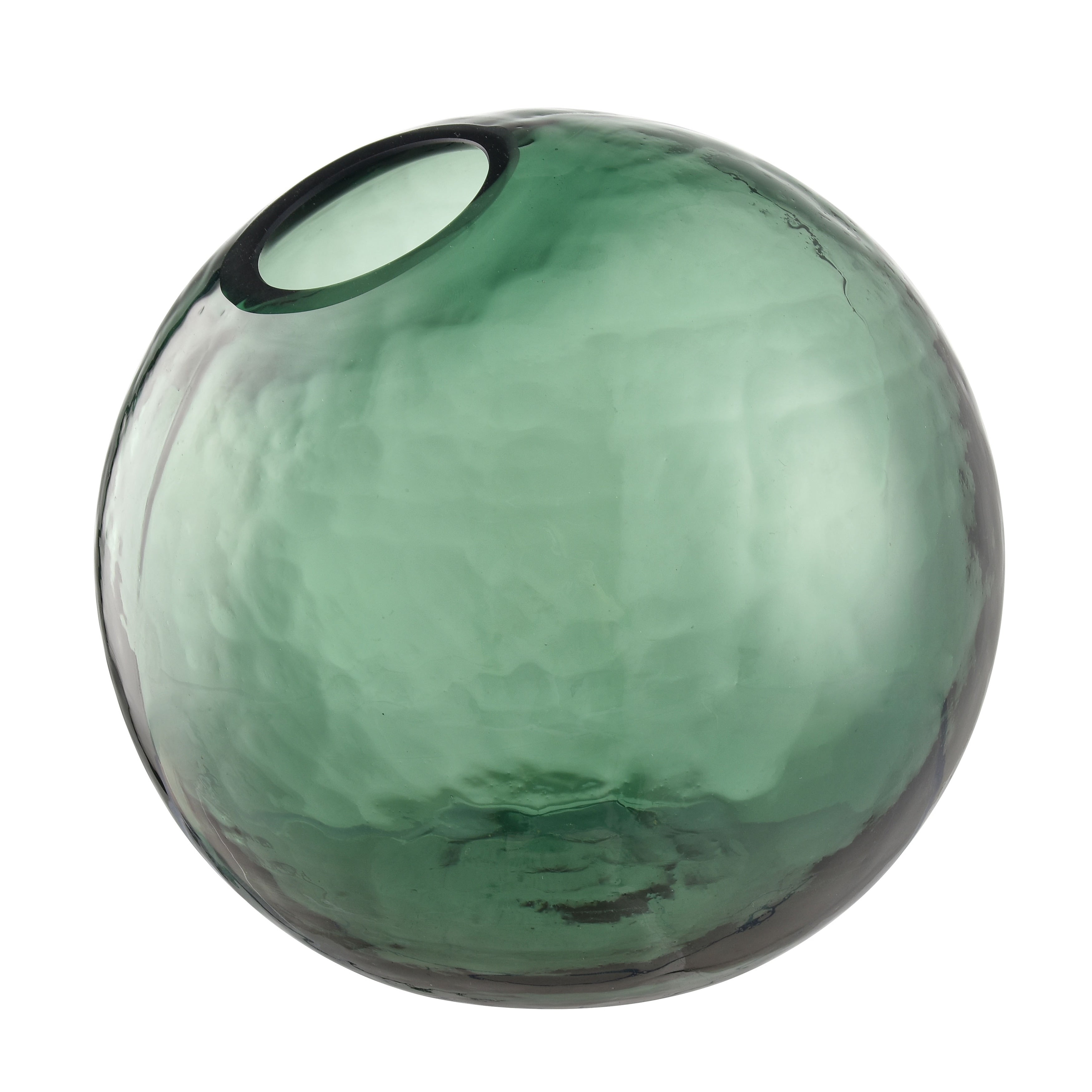 Atlas Calla Emerald Green Colored Glass Bud Vase