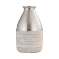 Atlas Chloe Silver Metal Vase