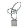 Atlas Cobey Loop Hammered Metal Sculpture 29.5 Inch Tall